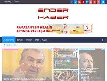 Tablet Screenshot of enderhaber.com